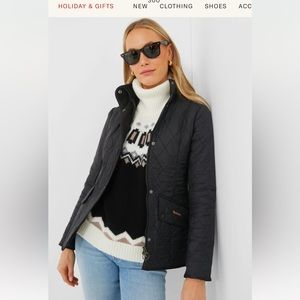 COPY - BARBOUR CAVALRY BLACK POLARQUILT QUILTED